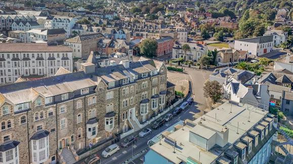 Aerial view of Ilfracombe — surrounding area